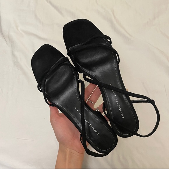 Zara Strappy Heeled Sandals - Picture 1 of 5